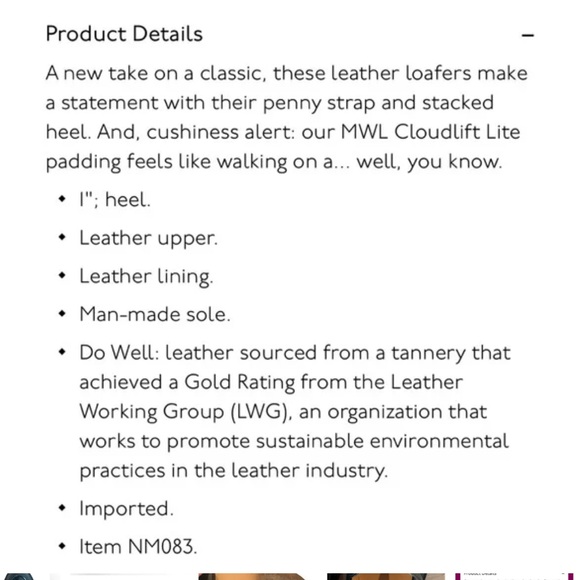 Madewell women’s Black Loafers - Picture 9 of 9